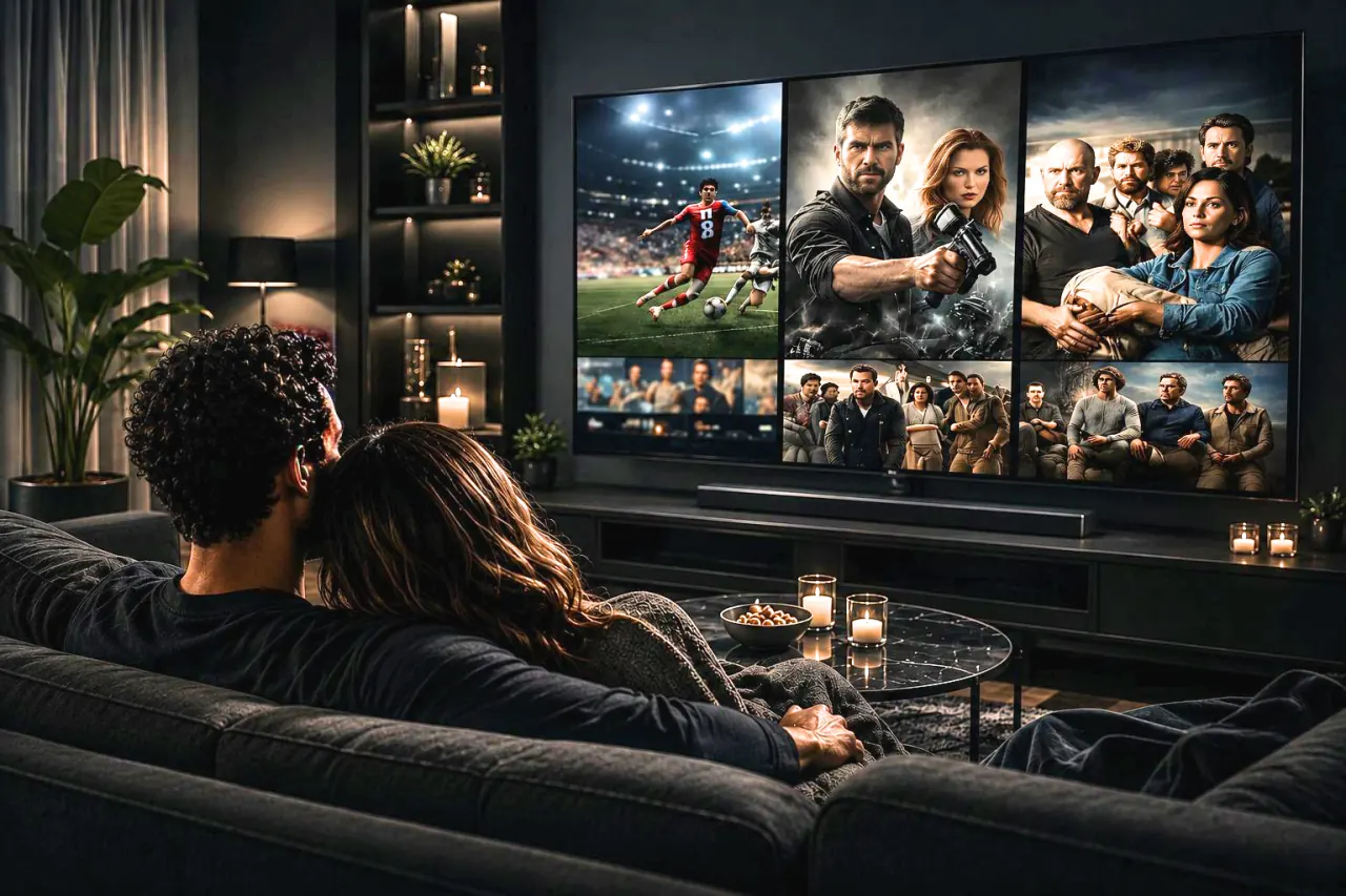 Expérience IPTV Premium 4K à domicile